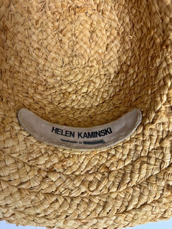 Helen Kaminski Handmade Raffia Sun Hat  XL - XXL  ( 24\